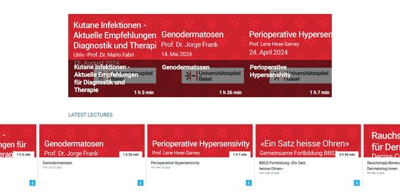 dermacast website screenshot