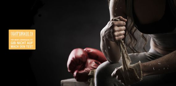 Screenshot of Fight Psoriasis website